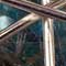 Silver, rutilated quartz over anodize niobium, and tourmaline