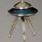 Silver, Anodized Niobium