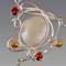 Silver, opal, pearls, and Mexican fire opal
